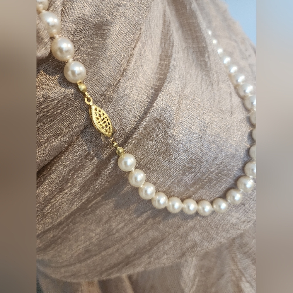 Pearl Strand 19" "Princess" Length Pearl Strand - Picture 3 of 4